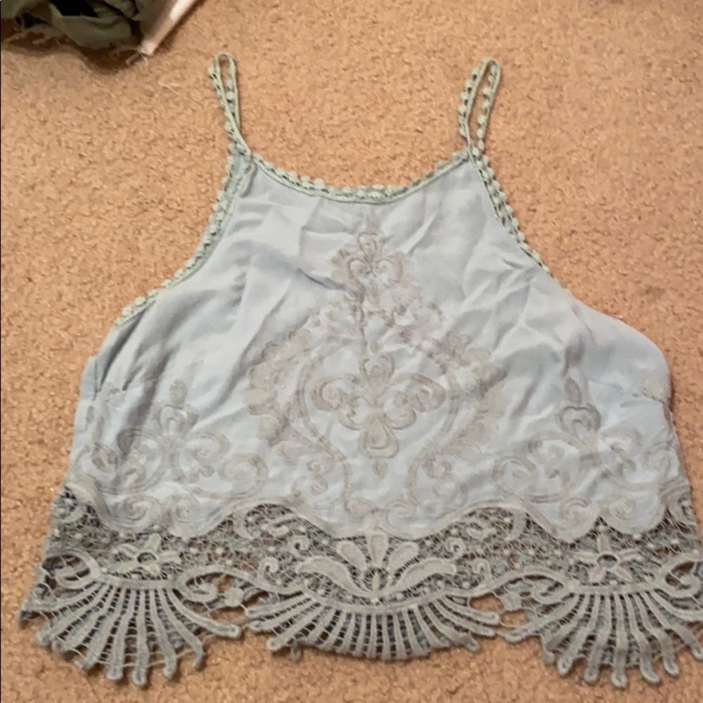 Lace Trim Shirt